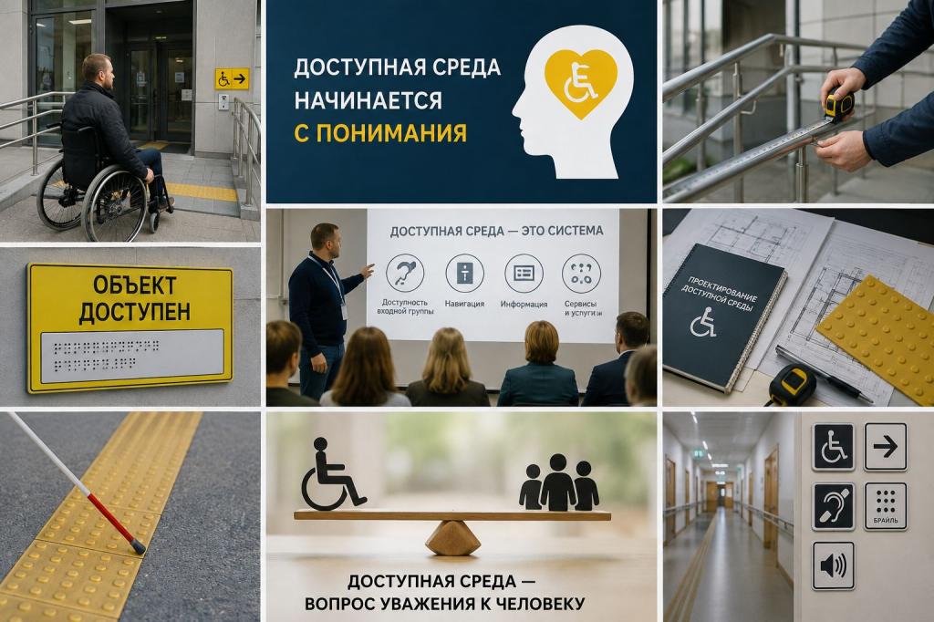 Доступная среда начинается не с пандуса. Она начинается с понимания.