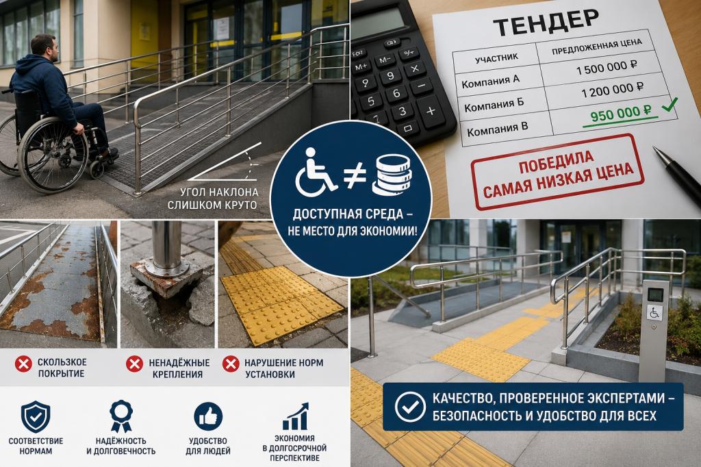 Торги на понижение: как экономия убивает доступную среду